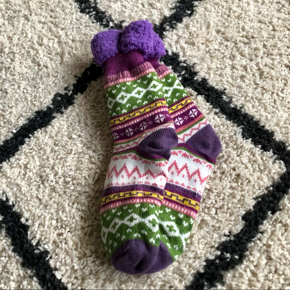 New Snoozie Sherpa Fuzzy Stockings